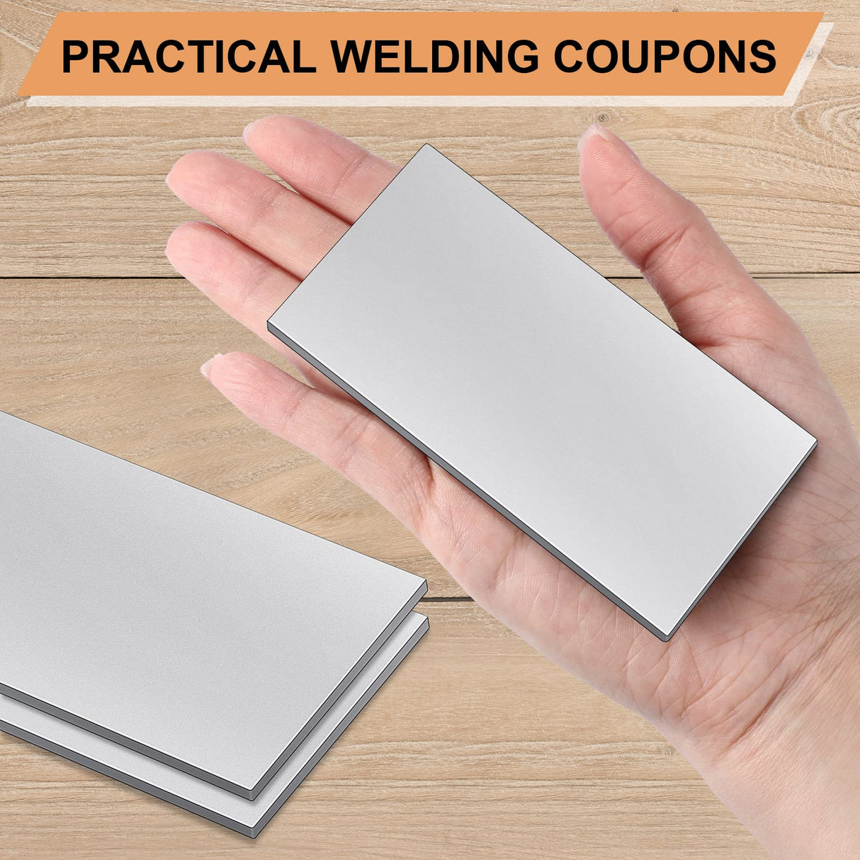 24 Pcs Welding Coupons 2 x 4 Inch Mild Steel Welding Kit 11 Gauge Mild Steel Plate Welding Accessories Welding Plate Welding Practice and Training for MIG, TIG, Stick, Arc, Gas and Brazing Zonon