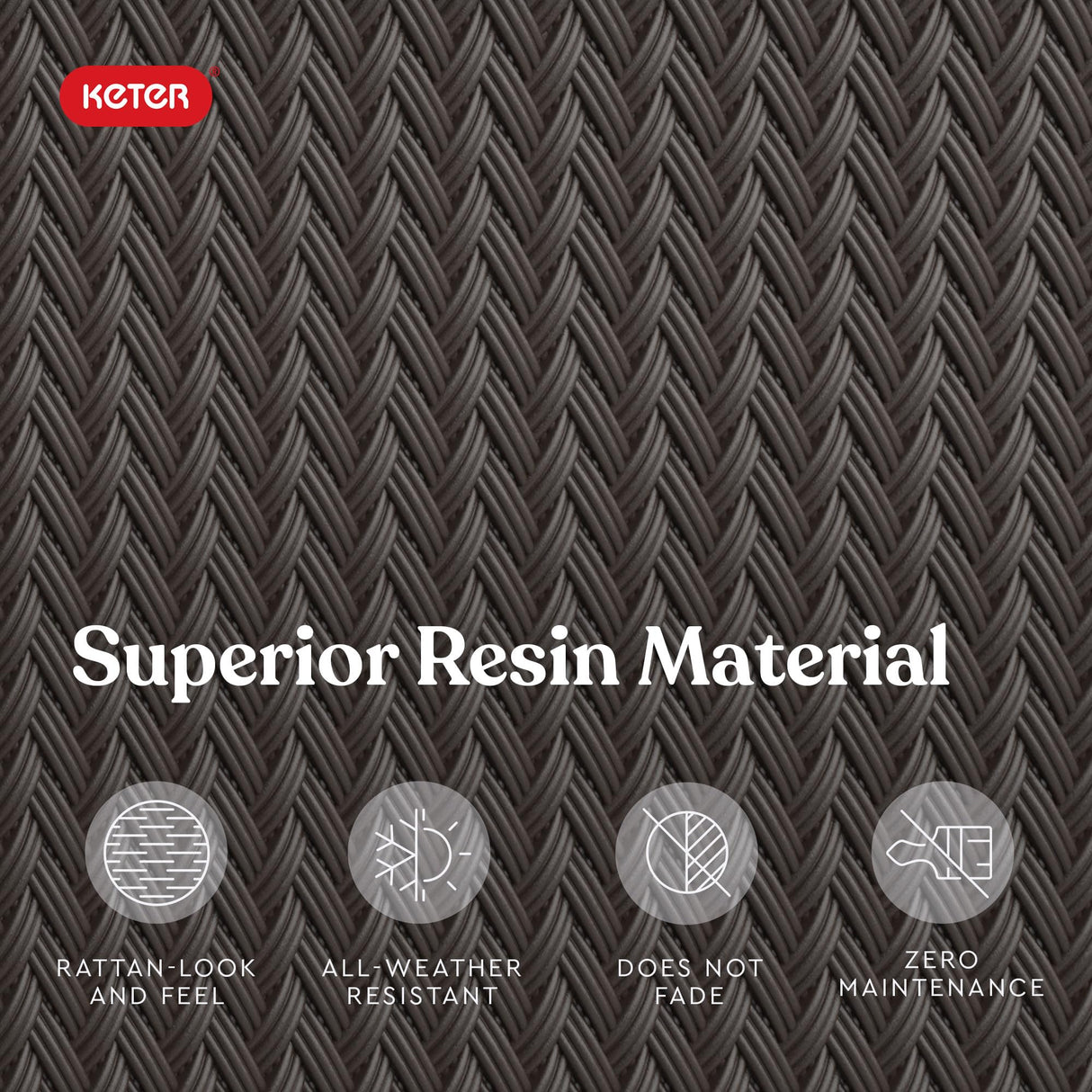 Keter Splendor 31.7 Gallon Raised Garden Bed with Self Watering Planter Box and Drainage Plug-Perfect for Growing Fresh Vegetables, Flowers and Herbs, Brown Keter