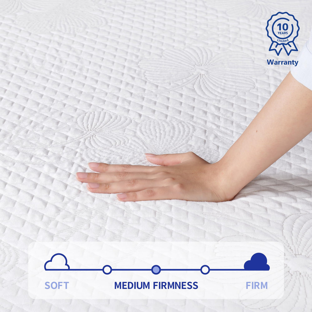 Olee Sleep Twin Mattress, 8 Inch Gel Memory Foam Mattress, Gel Infused for Comfort and Pressure Relief, CertiPUR-US Certified, Bed-in-a-Box, Medium Firm, Twin Size Olee Sleep