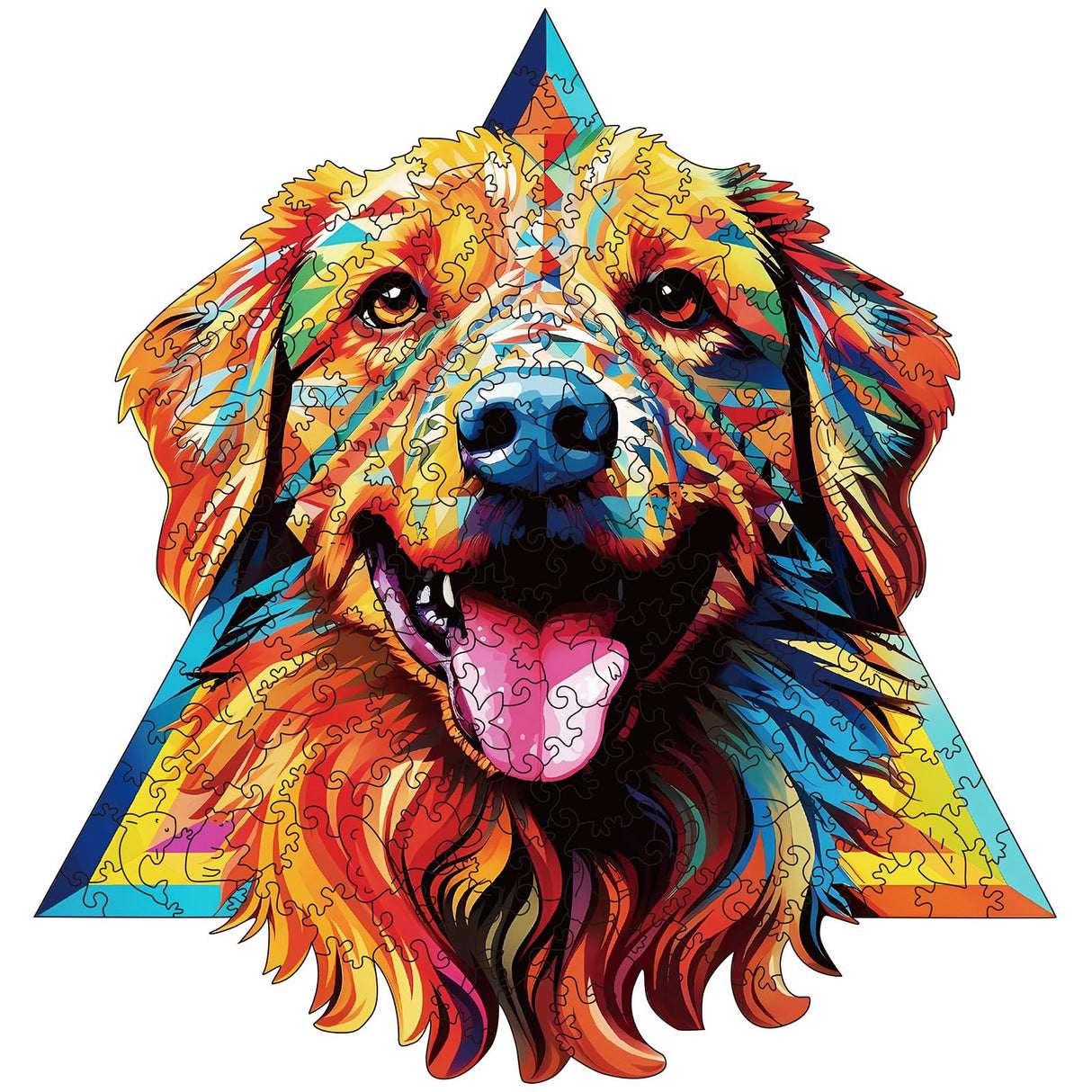 Wooden Puzzles for Adults - 200 Pieces Dog Unique Shaped Wooden Jigsaw Puzzles for Adults, Medium Size 10'' x 10.5'' Adult Wood Puzzles for Family Friend Game Offito