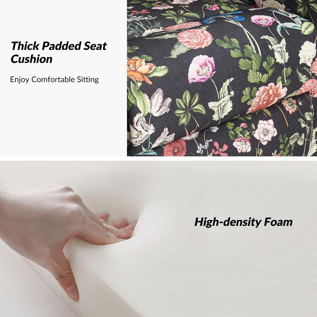 The support you need Lay Flat Dual Motor Power Lift Recliner Chair with Massage and Heat for Elderly, Floral Pattern Lift Chair with USB Ports, Cup Holders, Side Pockets, Black The support you need