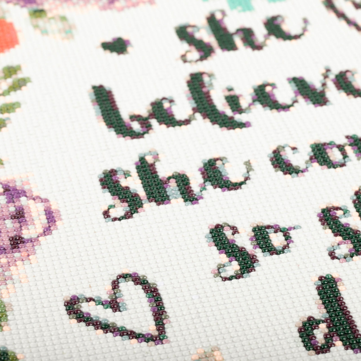 Modern Merch Inspirational Diamond Art for Adults DIY Motivational Quote Wall Art Floral 5D Diamond Painting for Adults, Flowers Cross Stitch Gem Art, Round Drill 12x16 Modern Merch