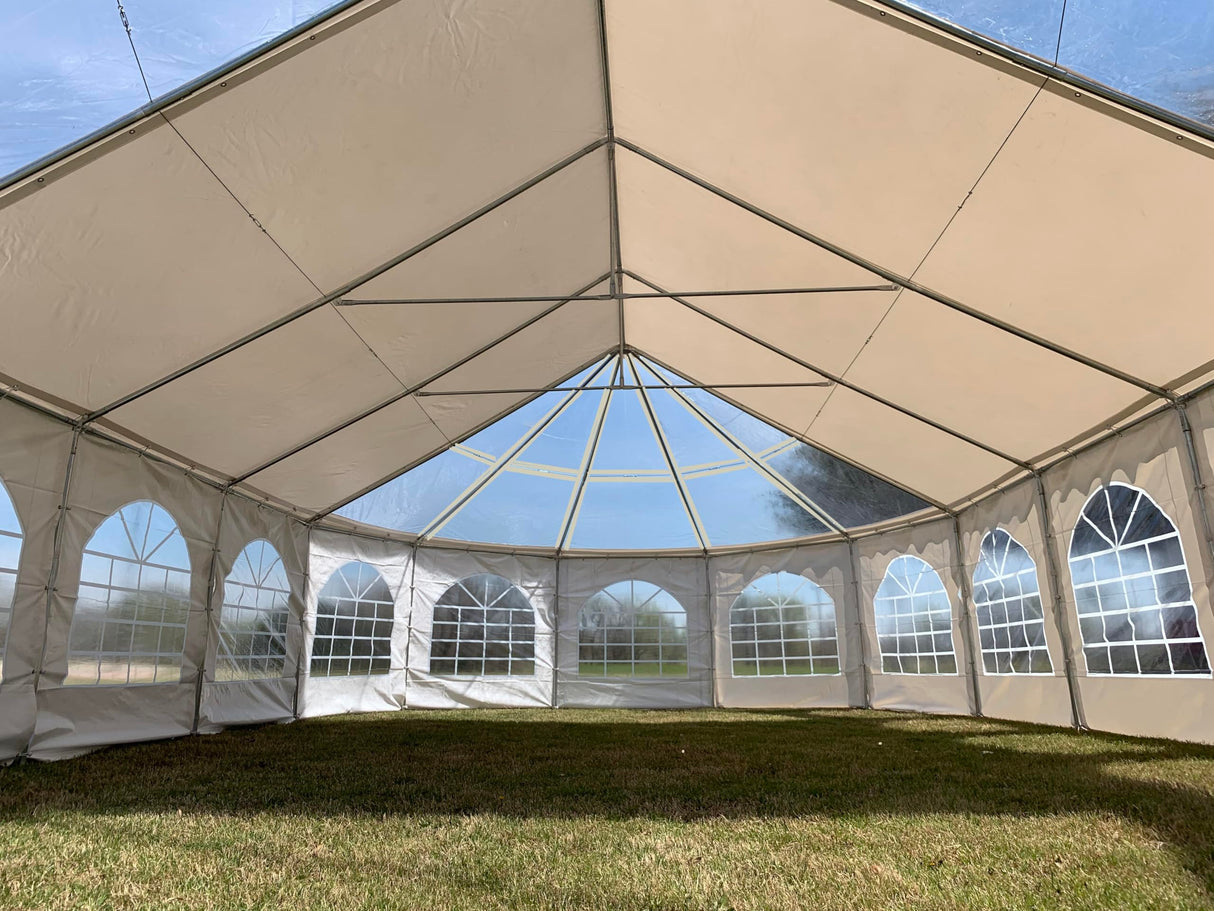 DELTA 40'x21' PVC Marquee Tents for Parties, Large Party Tent, Outdoor Wedding Tent, Heavy Duty Fire Retardard Waterproof Canopy, Carpas para Fiestas,Outdoor Event + 6 Storage Bags DELTA