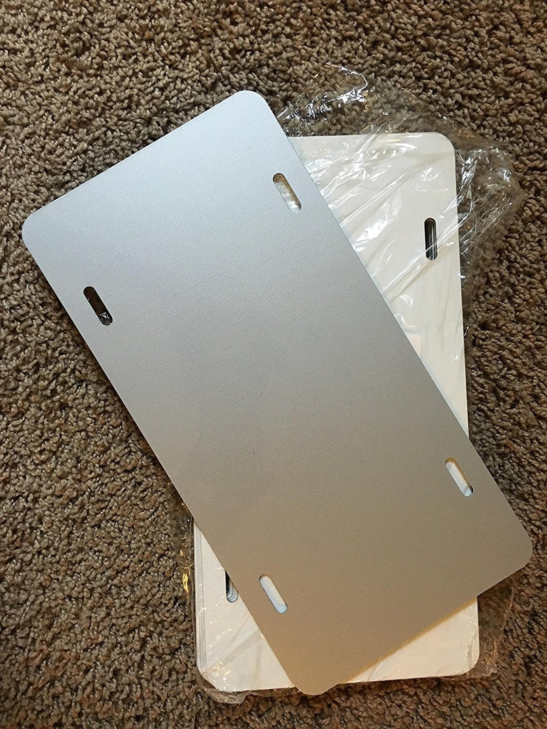 Sublimation License Plate Blanks - Pack of 25 - Triple UV Coated .025" Thick IAWOAVinyl