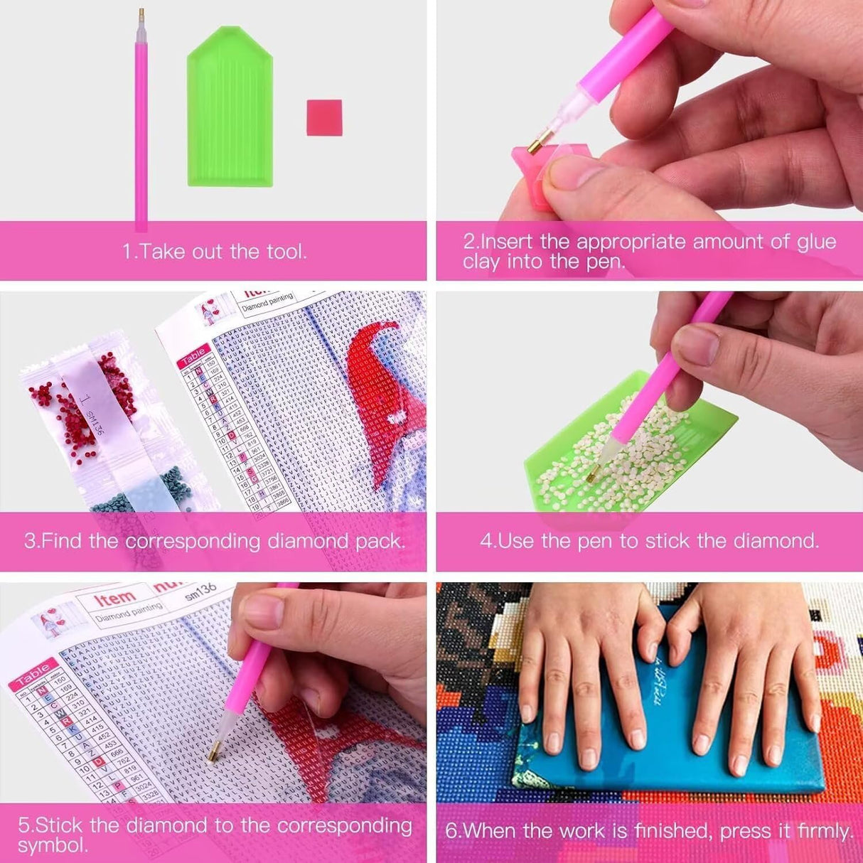 5D Diamond Painting Landscape Diamond Art Kits for Adults, Cherry blossom Diamond Art Kits, Square Drill Diamond Painting, DIY Full Drill Diamond Dots Gem Art Paintings, Home Wall Decor 20x28in k-3 Peepezo