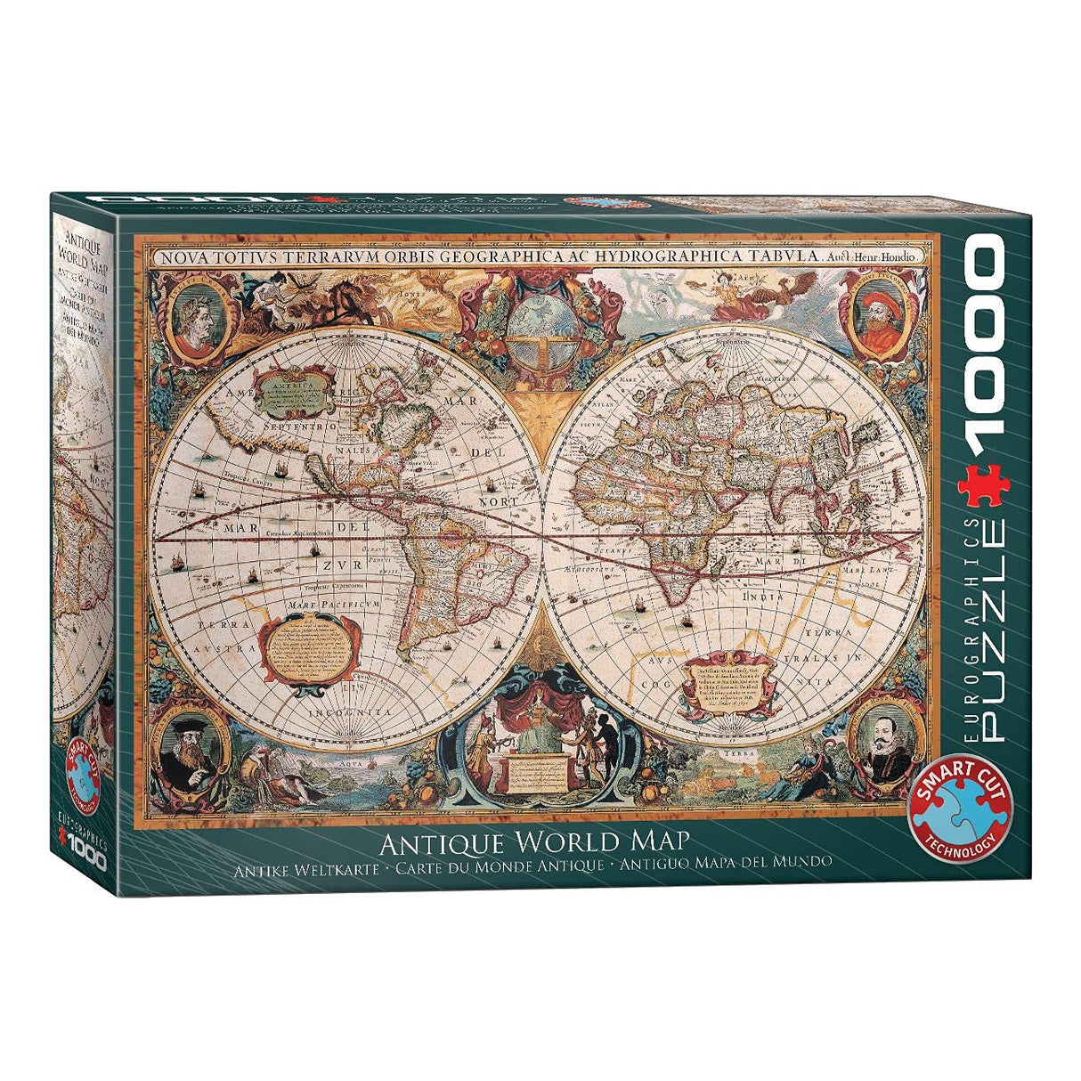 EuroGraphics Antique World Map Puzzle (1000-Piece) EuroGraphics