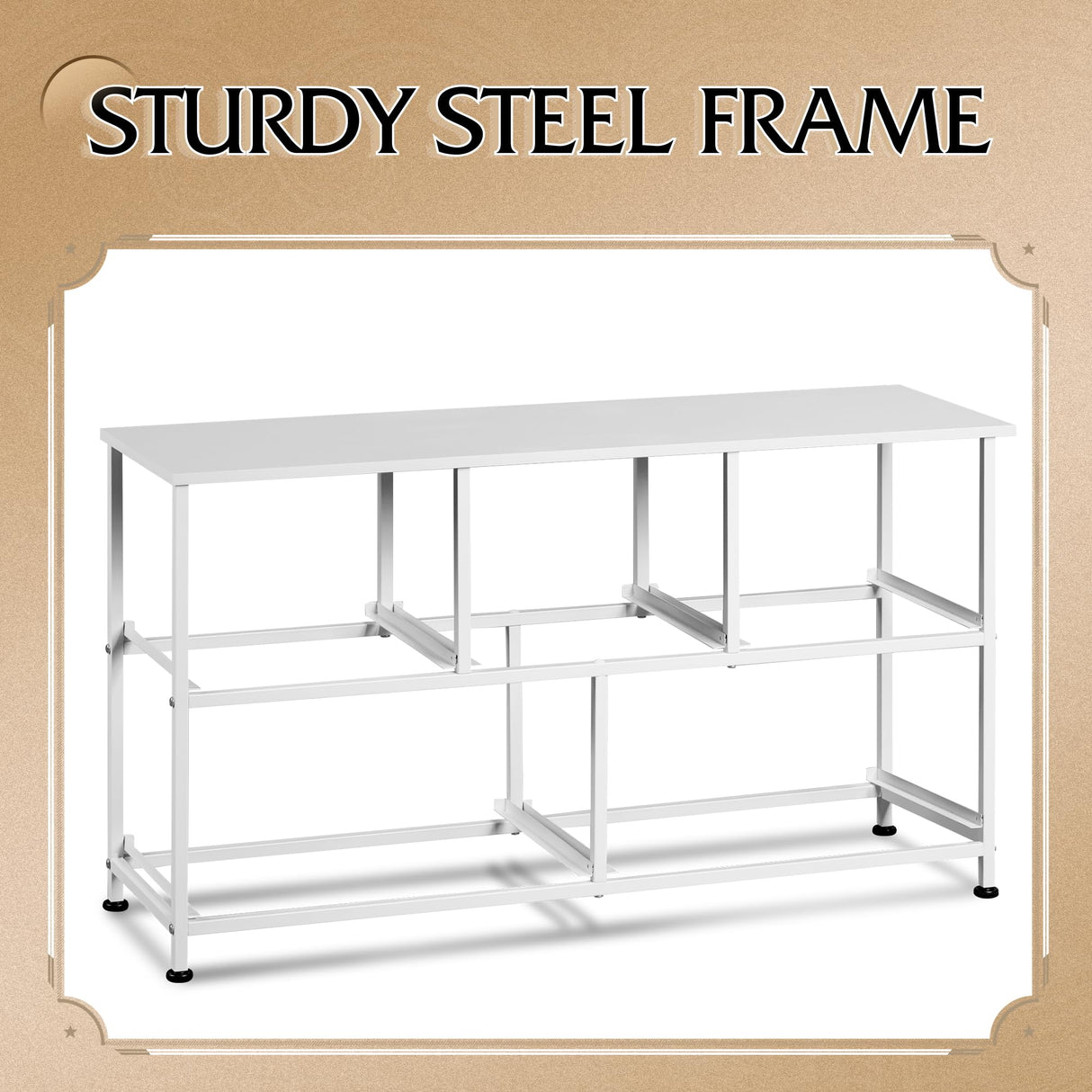 WLIVE Dresser for Bedroom with 5 Drawers, Wide Chest of Drawers, Fabric Dresser, Storage Organization Unit with Fabric Bins for Closet, Living Room, Hallway, White WLIVE