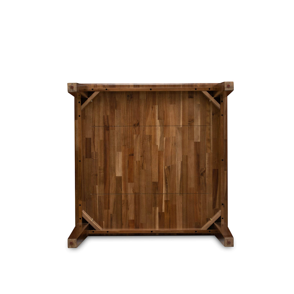 East West Furniture Oxford Square Kitchen Dining Table for Small Spaces, 36x36 Inch, Antique Walnut East West Furniture