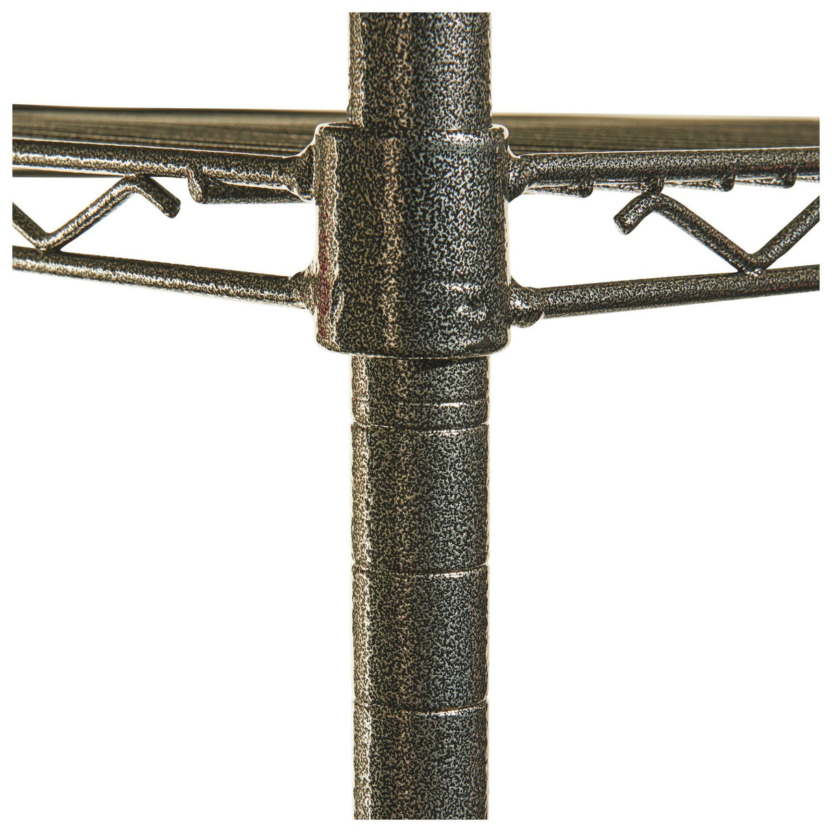 Alera ALESW503624BA 36 in. x 24 in. x 72 in. Four-Shelf Wire Shelving Starter Kit - Black Anthracite Alera