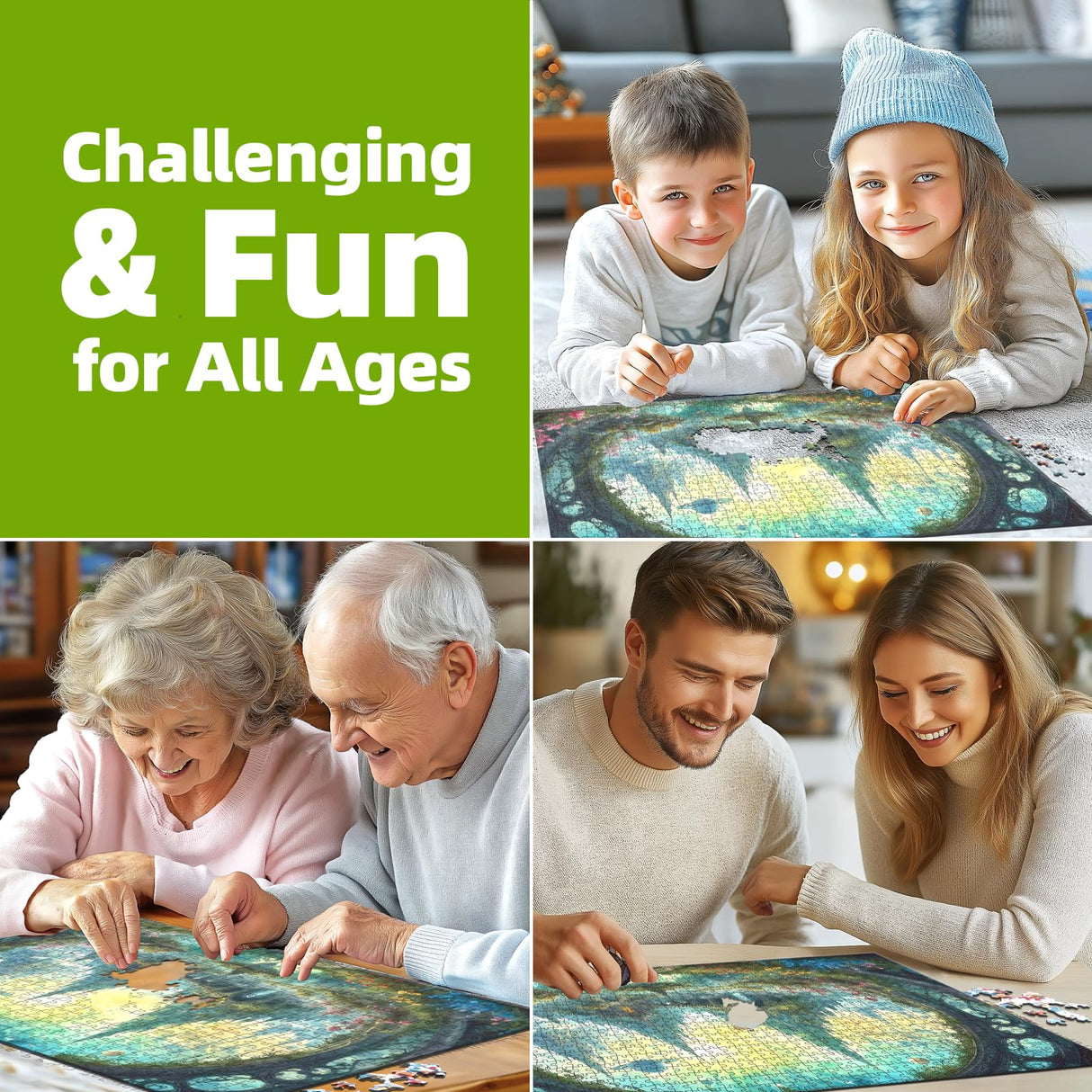 Science Fiction Landscape Jigsaw Puzzles for Adults Fantasy 1000 Piece Puzzle for Adults with Letters on Back Challenging Family Puzzle Games Gift Finished Puzzle Size is (26.75 x 19.75) MINIWAN