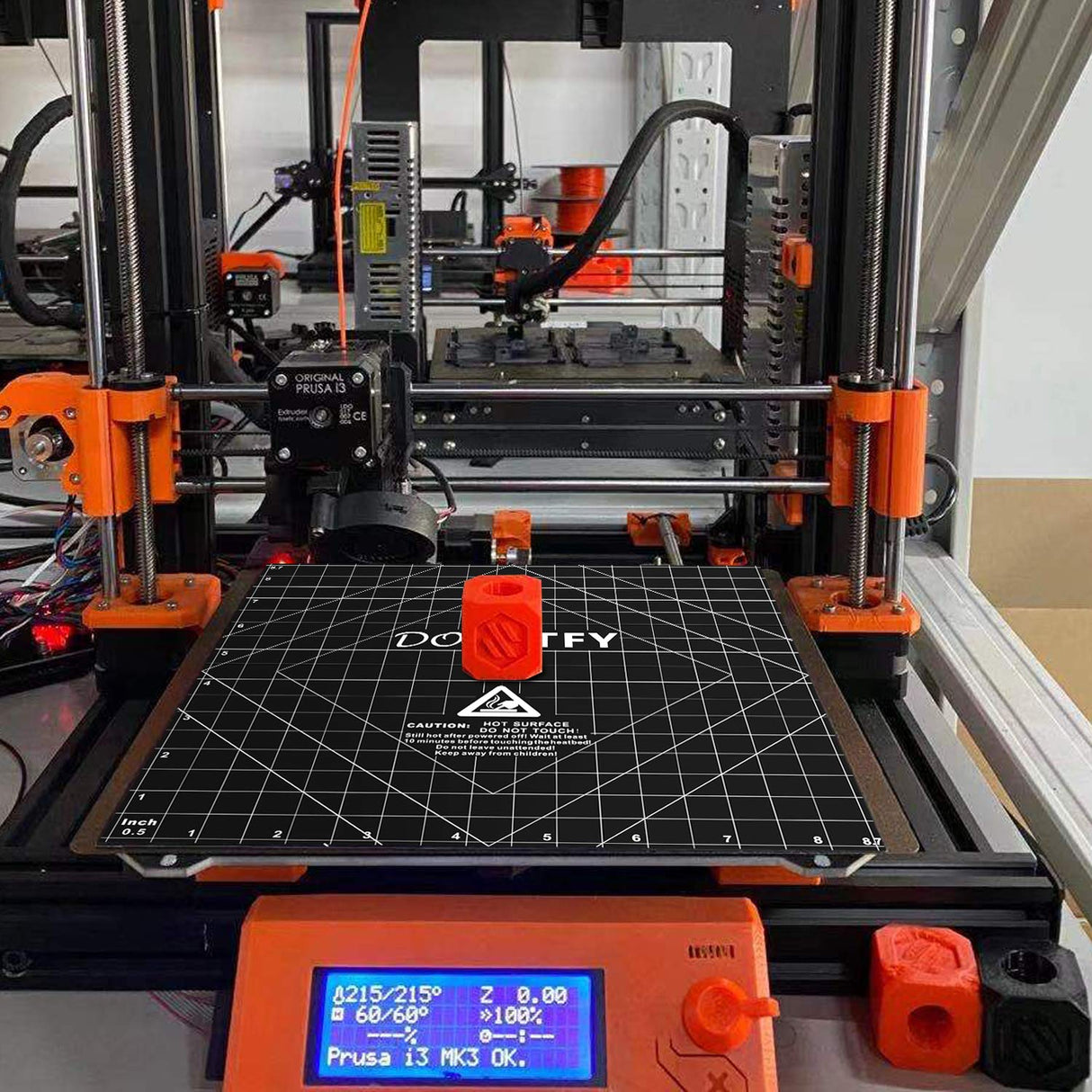 DOBSTFY 3D Printing Build Surface,with Premium Adhesive 3D Printer Heat Bed Platform Sticker Sheet,for Ender 3/Ender 3 Pro/Ender 3 V2 Neo/Ender 3 V3 KE/Ender 3 V3 SE/4Pack 8.7x8.7inch(220mmx220mm) DOBSTFY