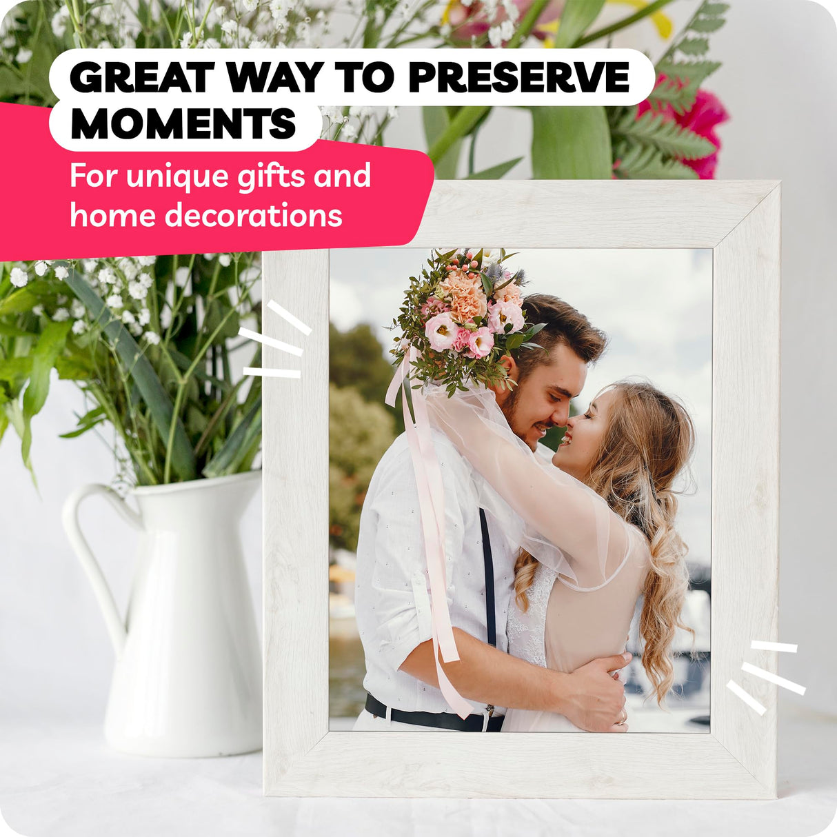 Glossy Photo Paper For Printer 8.5 x 11” x 100 Sheets - Works with Inkjet Printer - Professional Standard // Paper Plan Paper Plan