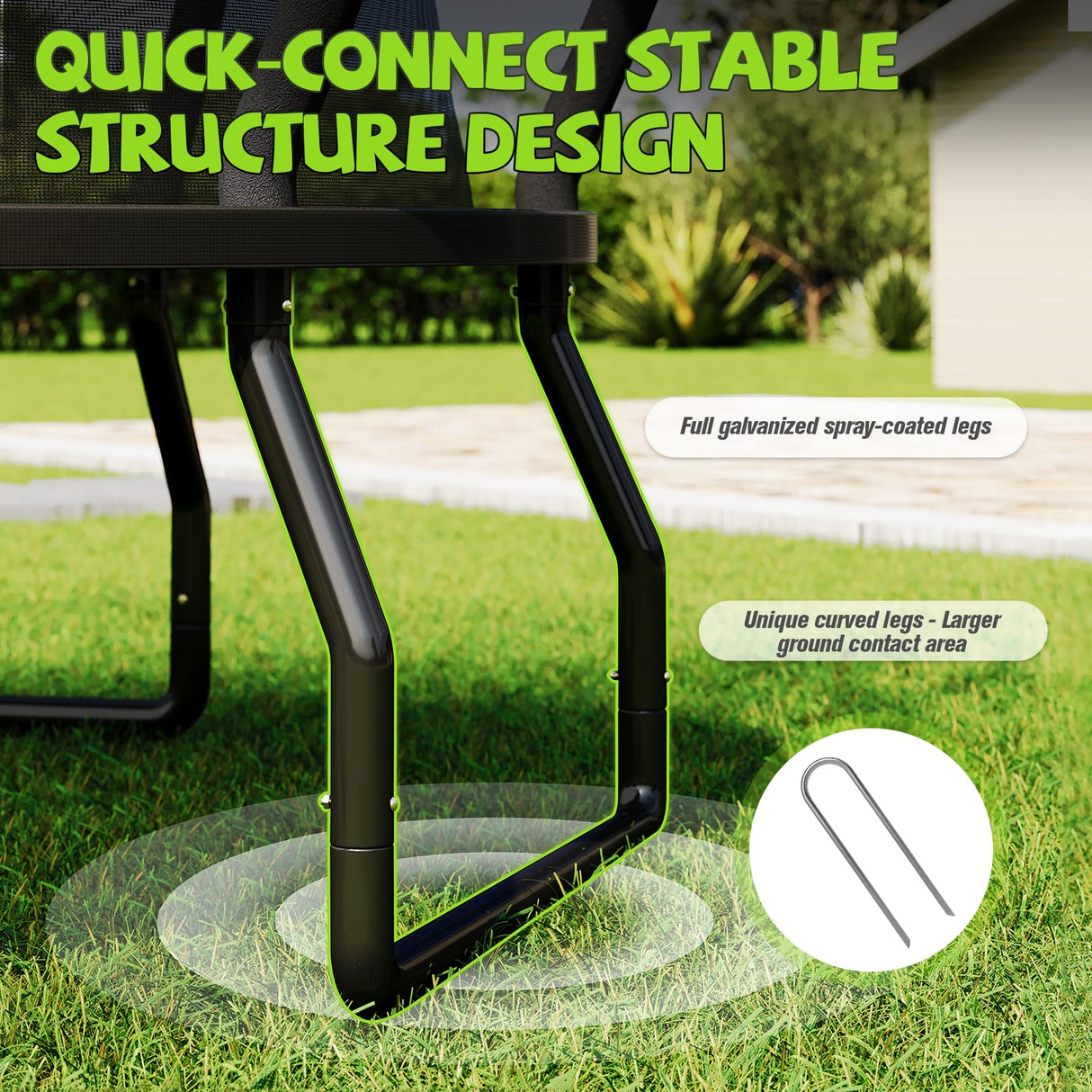 Yumpie Trampolines 8FT 10FT 12FT 14FT 16FT Outdoor Trampoline with Enclosure Net and Ladder, Recreational Trampolines for Kids and Adults,ASTM Approval YUMPIE