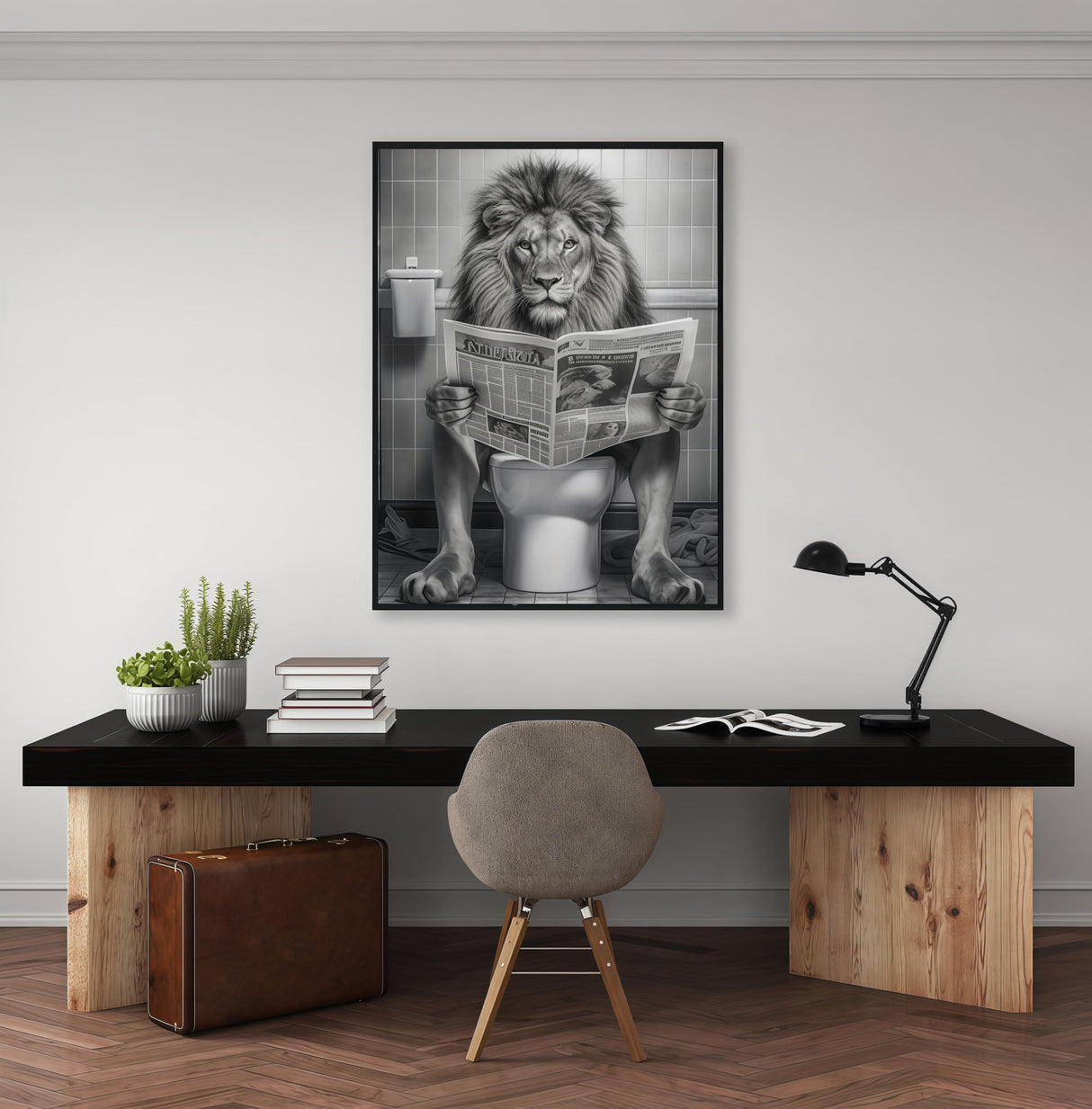 BYGFHLYW 5D Diamond Painting Kits for Adults, Lion Animal Diamond Art Kits for Adults Beginner, DIY Full Drill Diamond Dot Gem Painting for Home Wall Decor 12x16inch BYGFHLYW