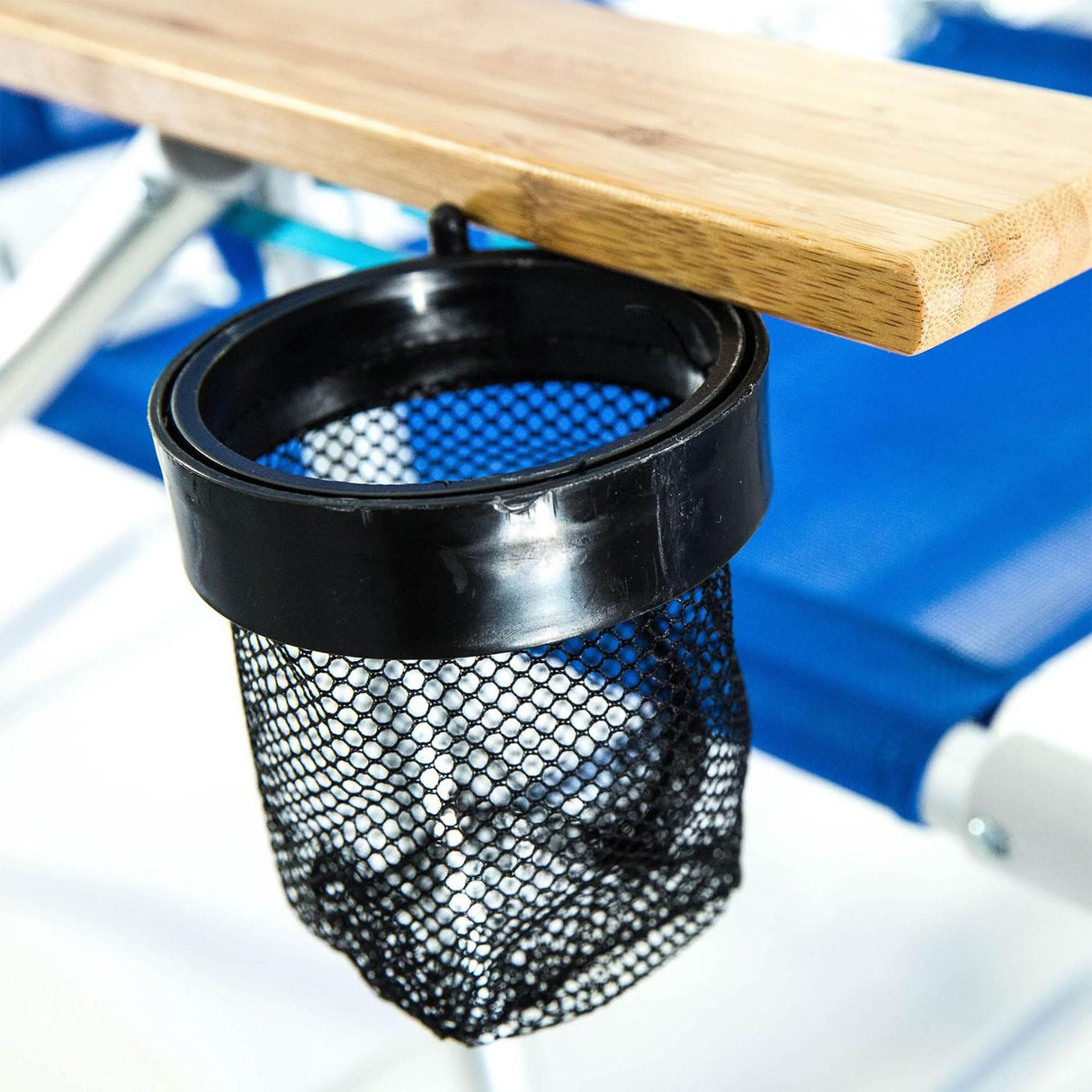 Ostrich 3N1 Lightweight Lawn Beach Reclining Lounge Chair with Footrest, Outdoor Furniture for Patio, Balcony, Backyard, or Porch, Blue Ostrich