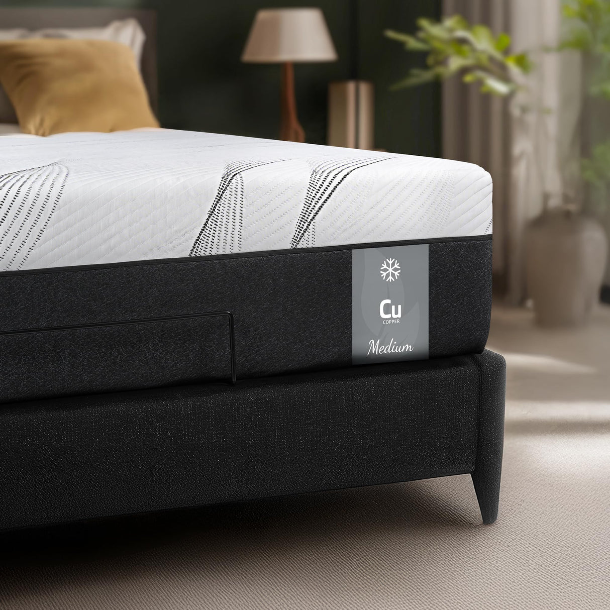 Life Balance Hybrid Twin Mattress 12 Inch, Made in USA, Medium, Individual Pocket Coils & Copper Gel Memory Foam, Hypoallergenic & Odorless, Motion Isolation & Pressure Relief, Mattress in a Box Life Balance