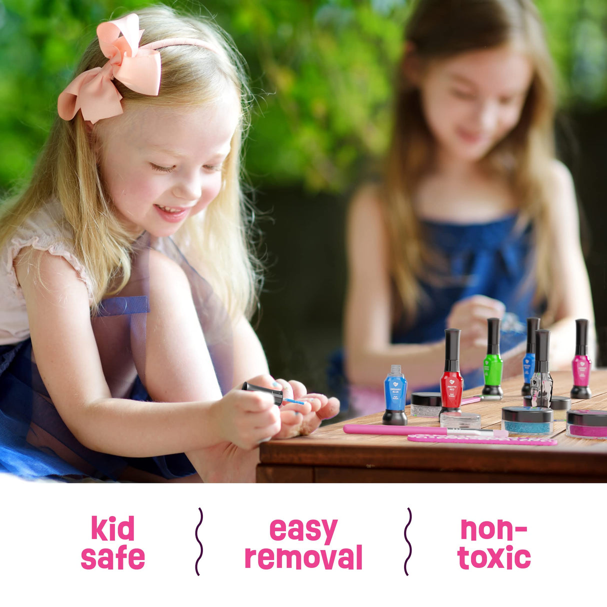 Nail Art Studio for Girls - Birthday Gift - Nail Polish Kit for Kids Ages 7-12 Years Old - Girl Gifts Ideas - Gift Set - Girly Stuff - Polish, Pens, Glitter, Stickers, Gems, Filer - 8 9 10 11 12 Year Pretty Me