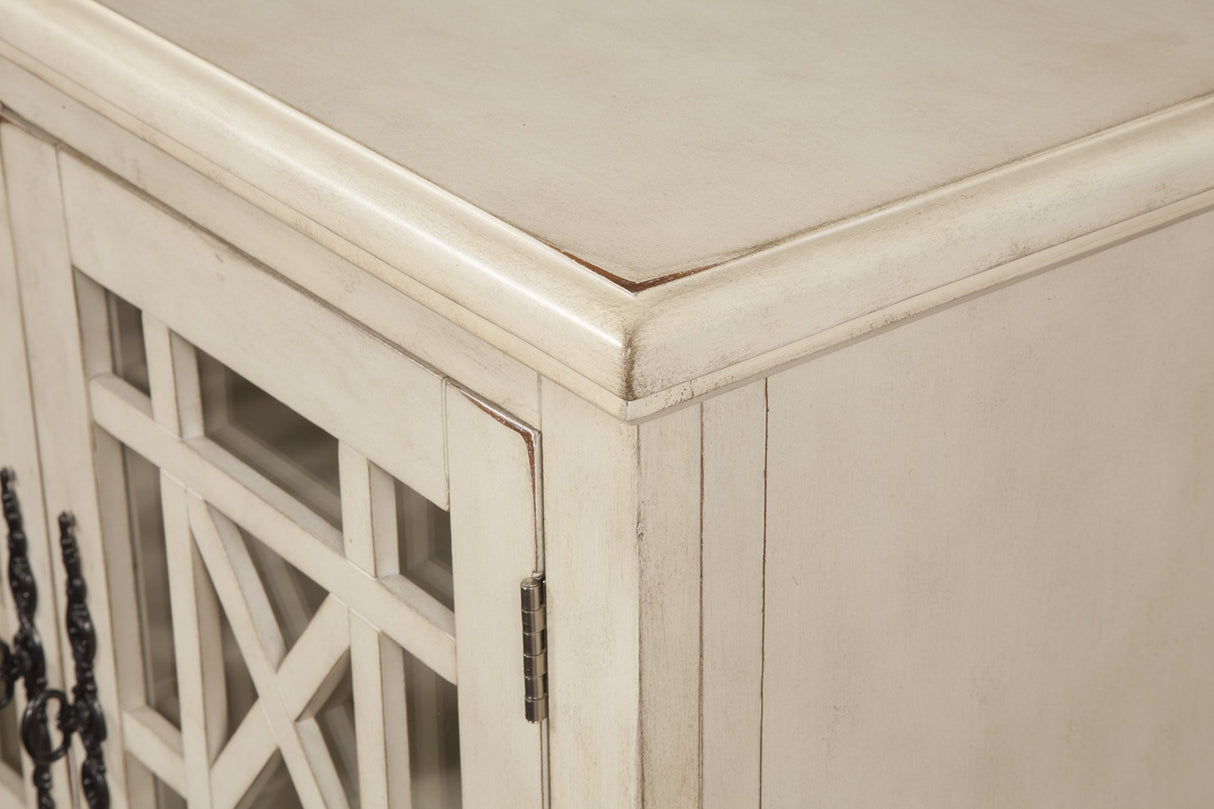 Martin Svensson Home Small Spaces 2-Door Accent Cabinet - TV Stand, 38" W x 32" H, Antique White Martin Svensson Home