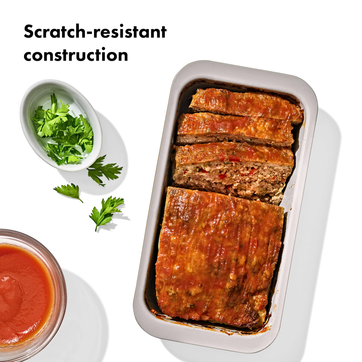 OXO Good Grips Non-Stick Pro Ceramic Coated Metal Bakeware 1Lb Loaf Pan – Storm Blue OXO