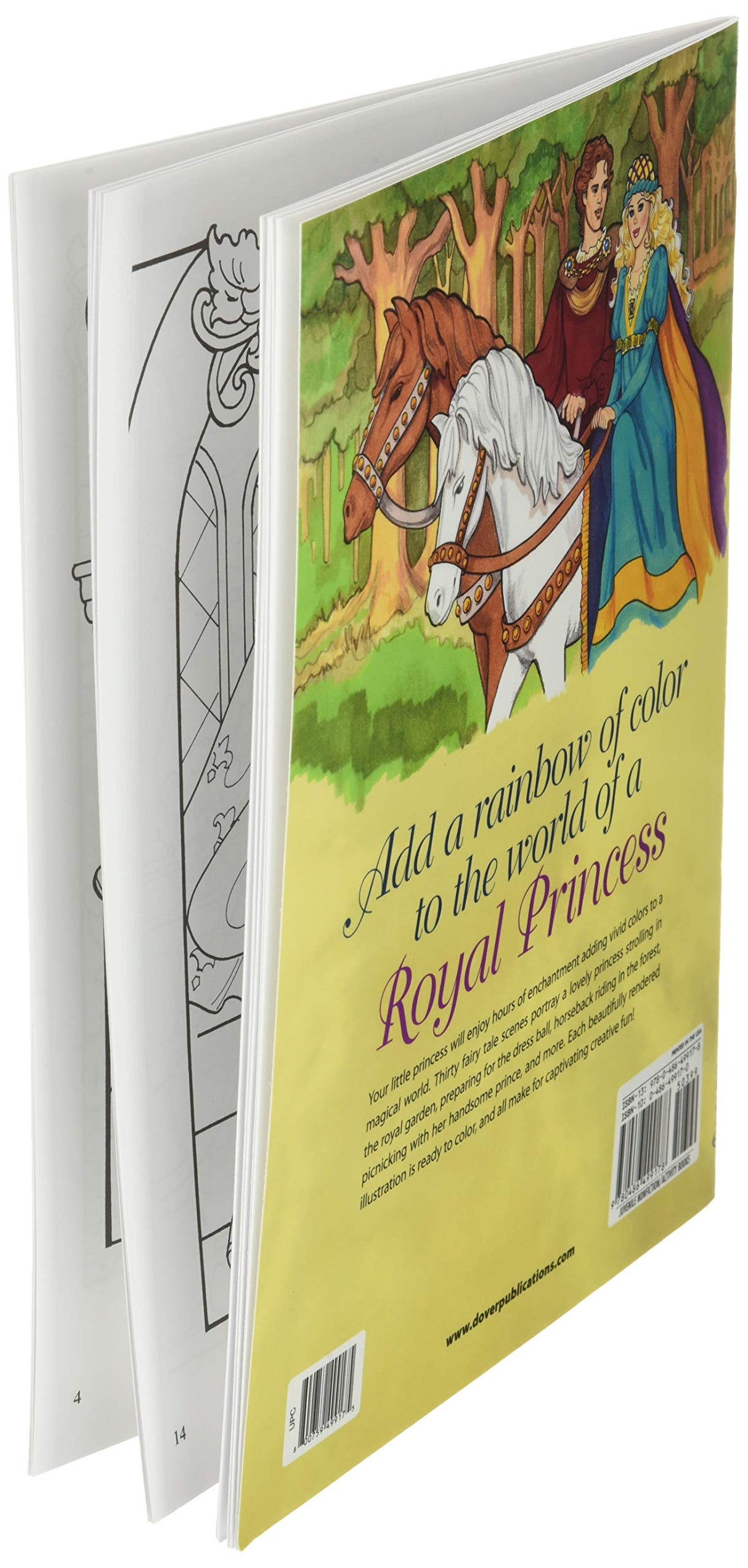 Princess Coloring Book (Dover Coloring Books) Dover Publications