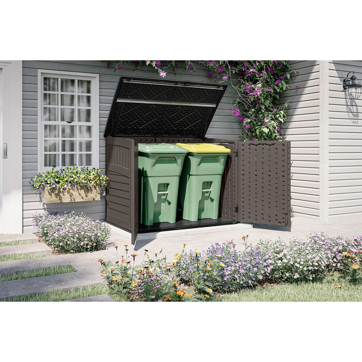 Horizontal Shed by Suncast®, Made in The USA Suncast