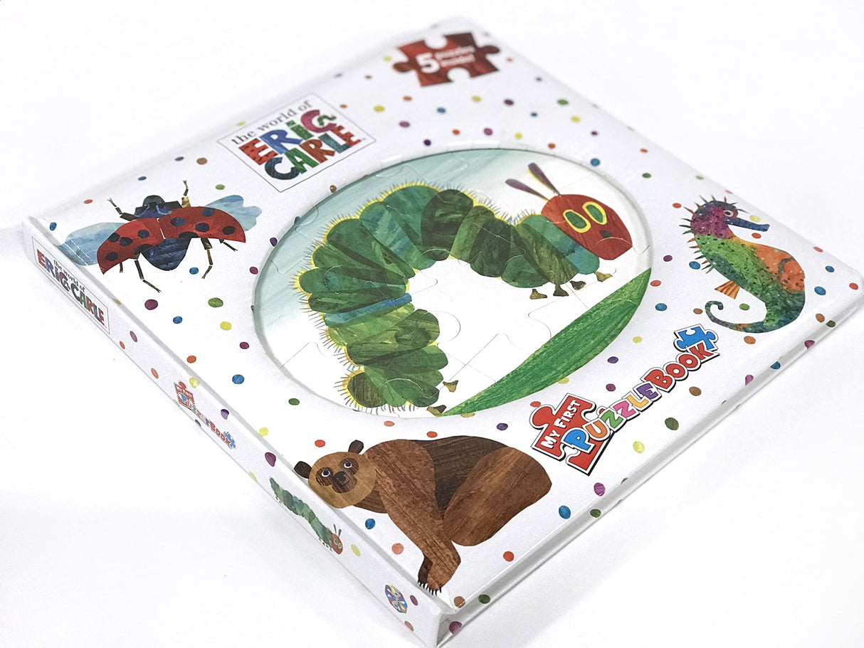 The World of Eric Carle My First Puzzle Book - Jigsaw Puzzles for kids, 10-page board book, 5 puzzles to enjoy Phidal