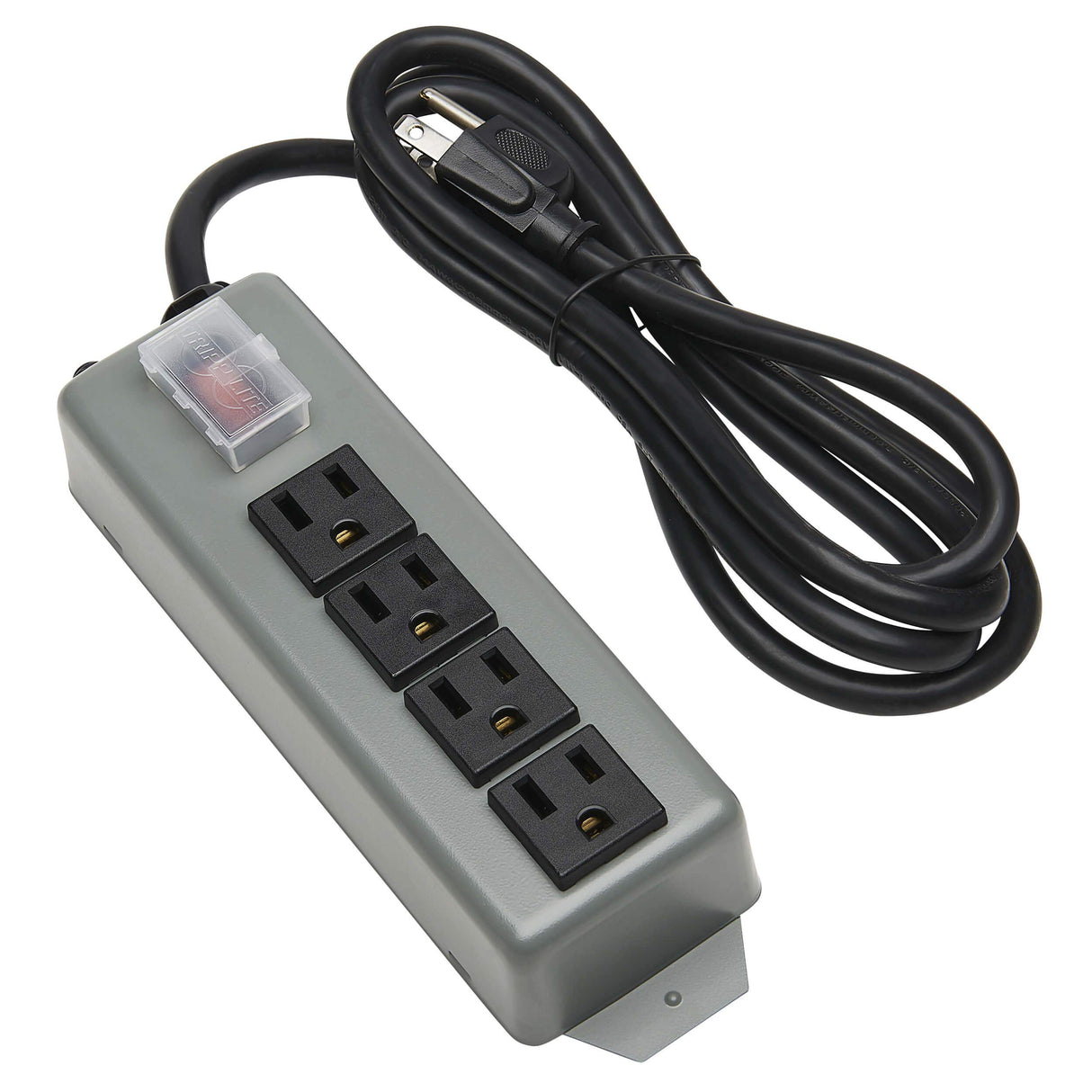 TRIPP LITE UL603CB-6 Waber Industrial Power Strip 4 Outlet 6' Cord, Locking Switch Cover,Black Tripp Lite