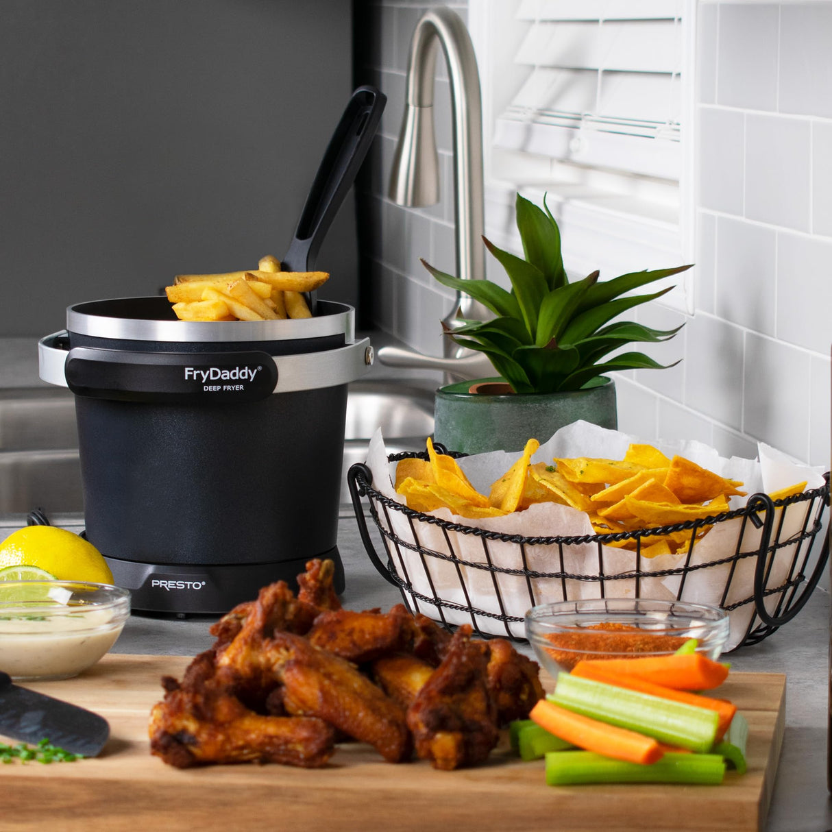 Presto 05420 FryDaddy Electric Deep Fryer,Black Presto