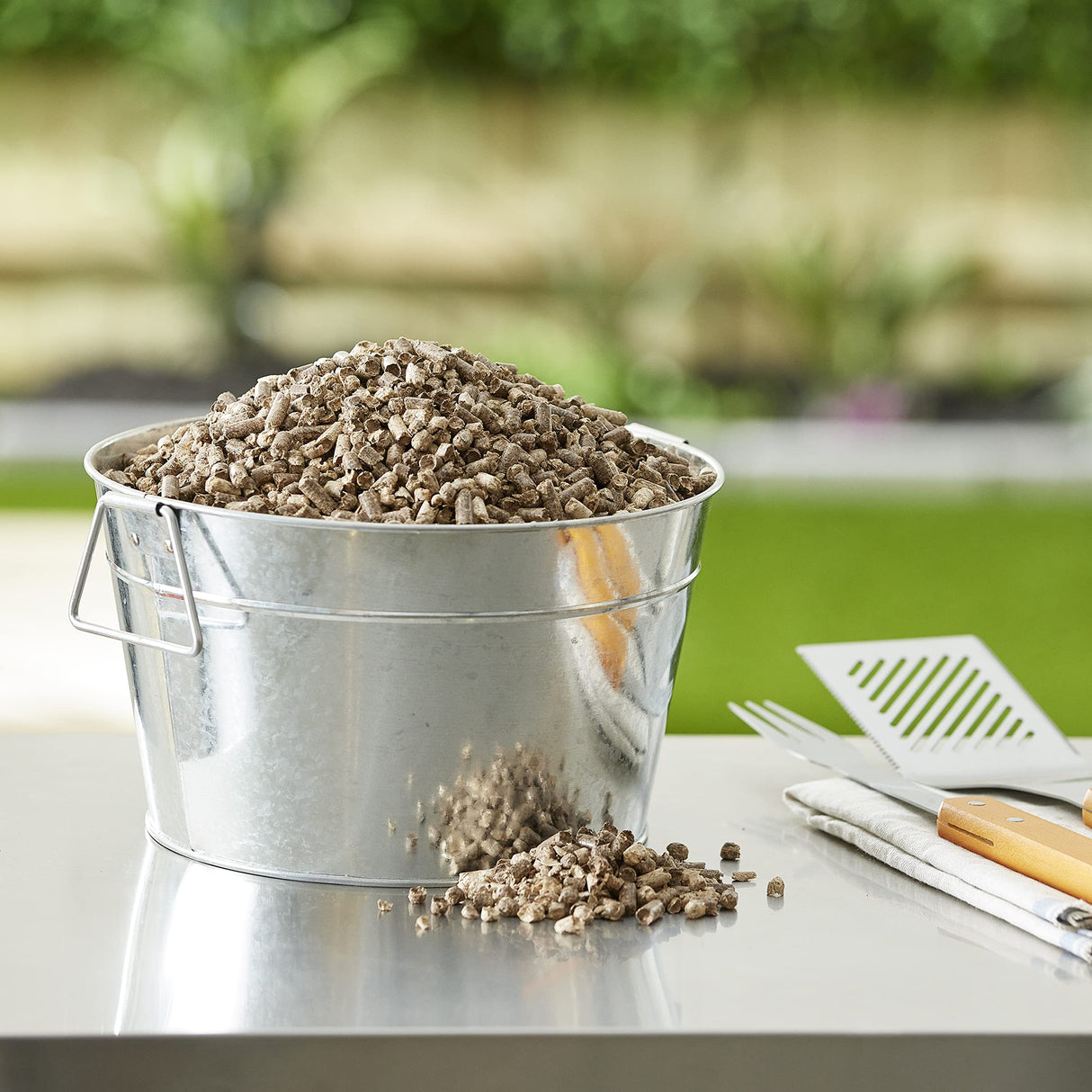 CookinPellets Perfect Mix Natural Hardwood Hickory, Cherry, Hard Maple, and Apple BBQ Grill Wood Pellets for Pellet Grill and Pellet Smoker, 40 Lb Bag CookinPellets