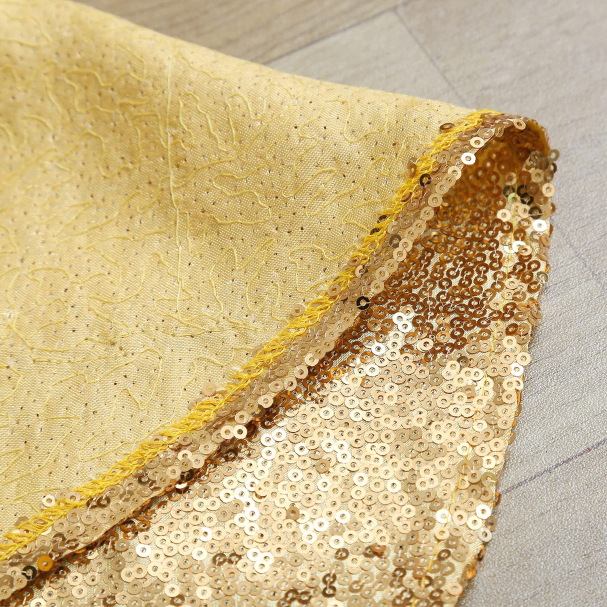 Christmas Tree Skirt 24 Inch Gold Sequin Tree Skirt Small Tree Skirt for 4 Foot Tree Christmas Decorations QueenDream