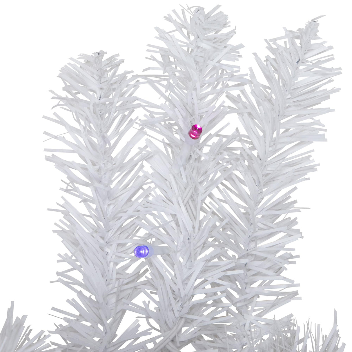 Northlight Pre-Lit Pine LED Artificial Christmas Wreath - Multicolor Lights, 36", White Northlight