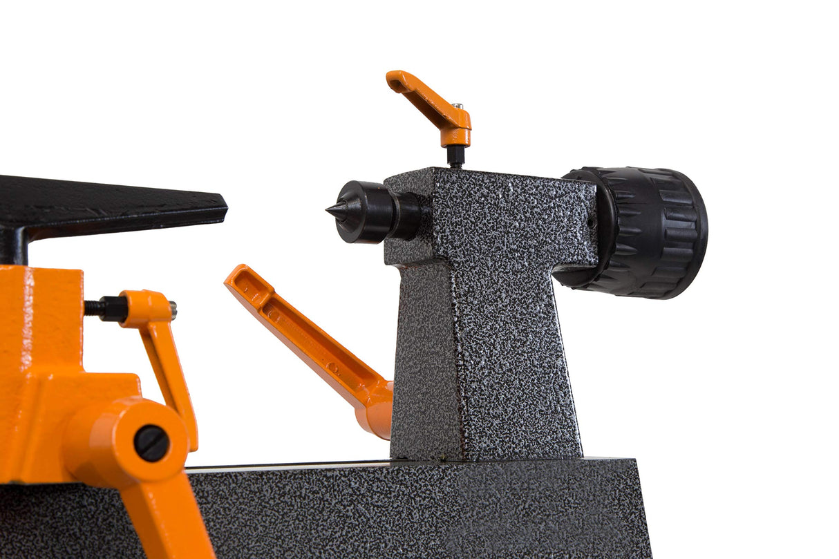 WEN LA3421 3.2-Amp 8-Inch by 13-Inch Variable Speed Mini Benchtop Wood Lathe, Black & WEN LA4444 4-Inch 4-Jaw Self-Centering Chuck Set with 1-Inch x 8TPI Thread WEN