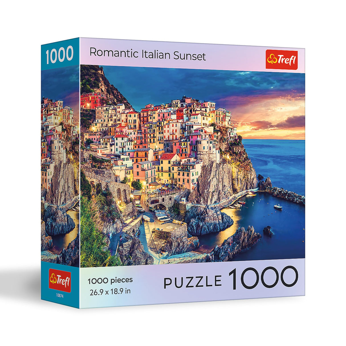 Trefl Romantic Italian Sunset - 1000 Piece Jigsaw Puzzle 27"x19" DIY Puzzle, Creative Fun, Classic Puzzle for Adults and Children from 12 Years Old Trefl