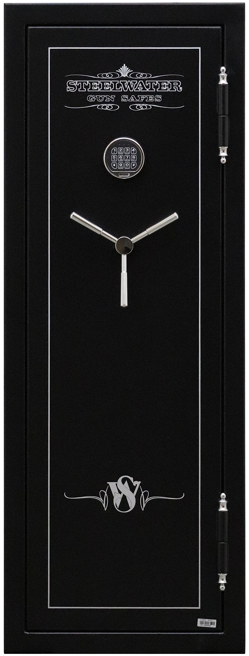 STEELWATER GUN SAFES NEW and IMPROVED Steelwater Heavy Duty 16 Long Gun Fire Protection for 60 Minutes AMSW592216-BLK Steelwater Gun Safes