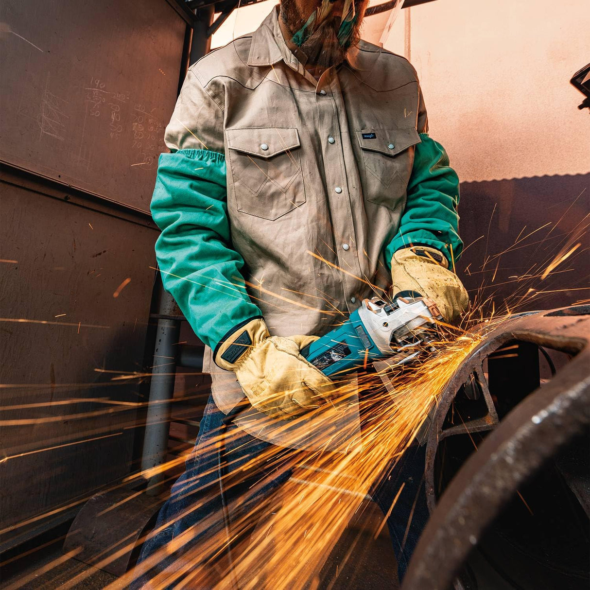 Makita GA4590 4-1/2" SJS™II High-Power Angle Grinder Makita