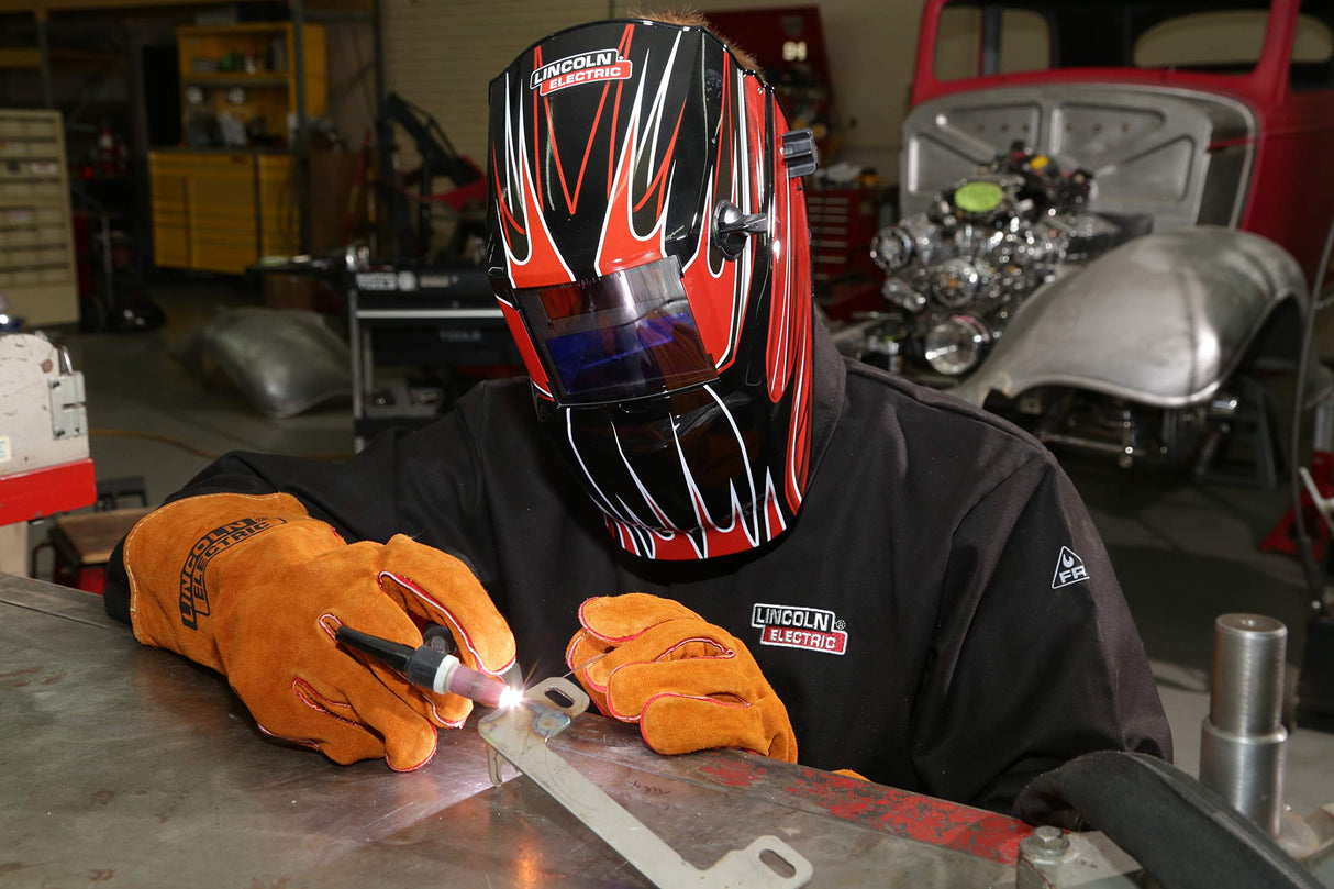 Lincoln Electric KH808L Black Large Flame-Resistant Cloth Welding Jacket Lincoln Electric