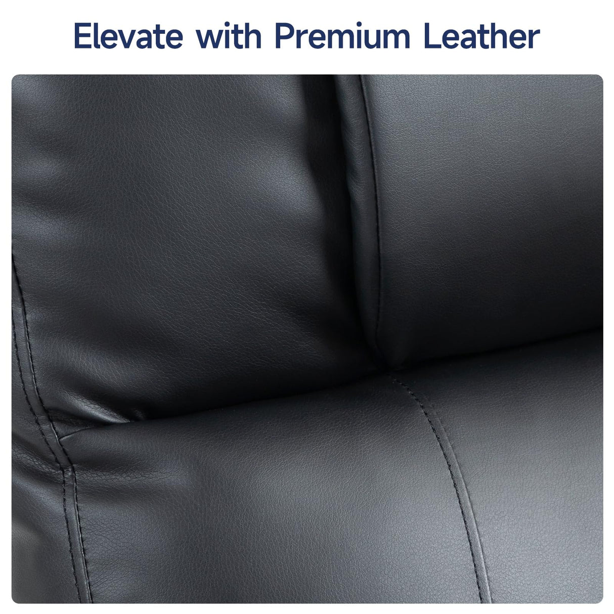 Power Lift Recliner Chair for Elderly with Massage & Heat, 160° Adjustable PU Leather Electric Recliner with Remote, Cup Holders, Side Pockets, and Stand Assist for Living Room, Bedroom (Black) Brage Living