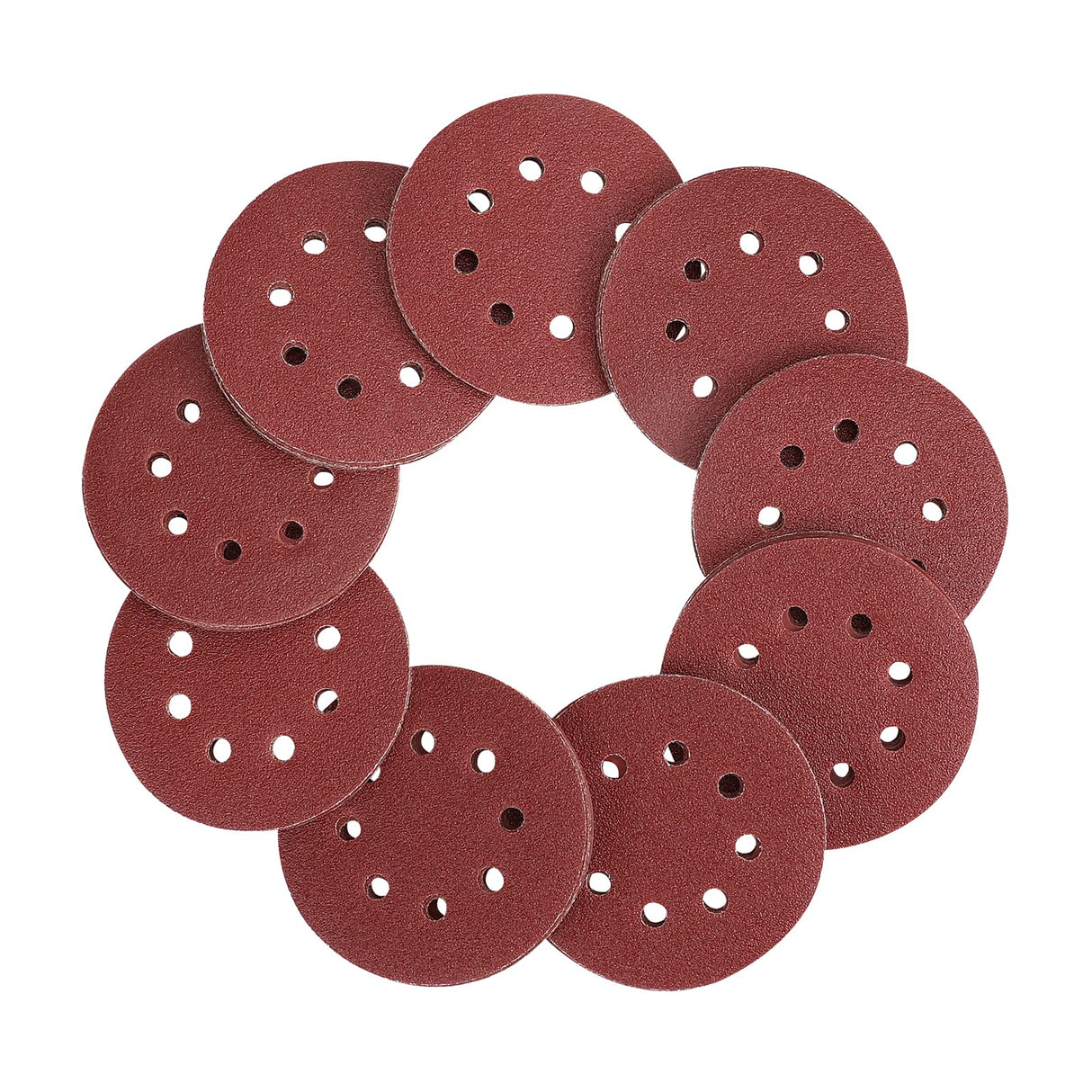 WORKPRO 80-Piece Sanding Disc Set,5-Inch 8-Hole Hook and Loop Sanding Discs, 60, 80, 100, 120, 180, 240, 320, 400 Grits Sandpaper for Random Orbital Sander(Not for Oscillating Tools or Mouse Sander) WORKPRO