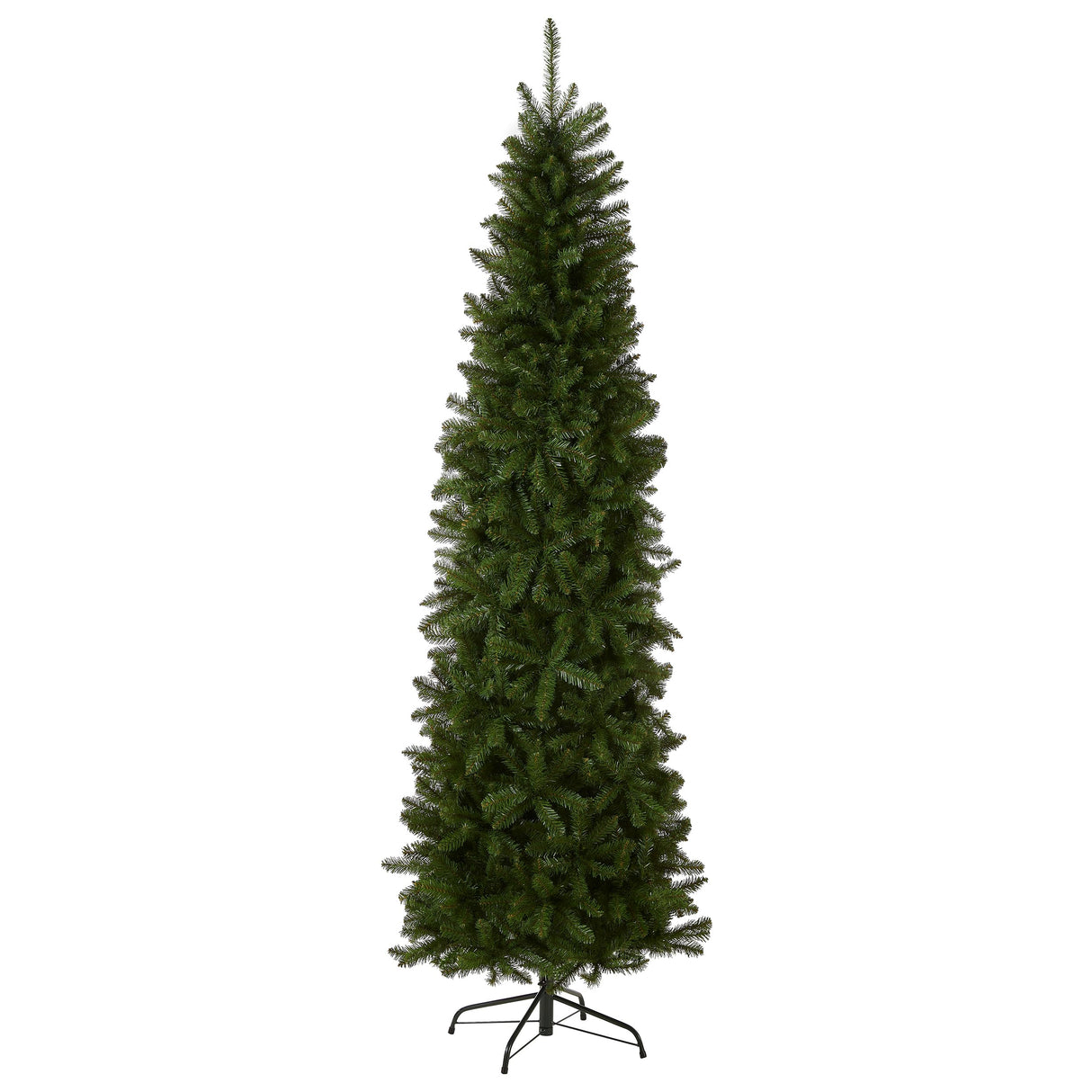 National Tree Company Artificial Slim Christmas Tree, Green, Kingswood Fir, Includes Stand, 7 Feet National Tree Company