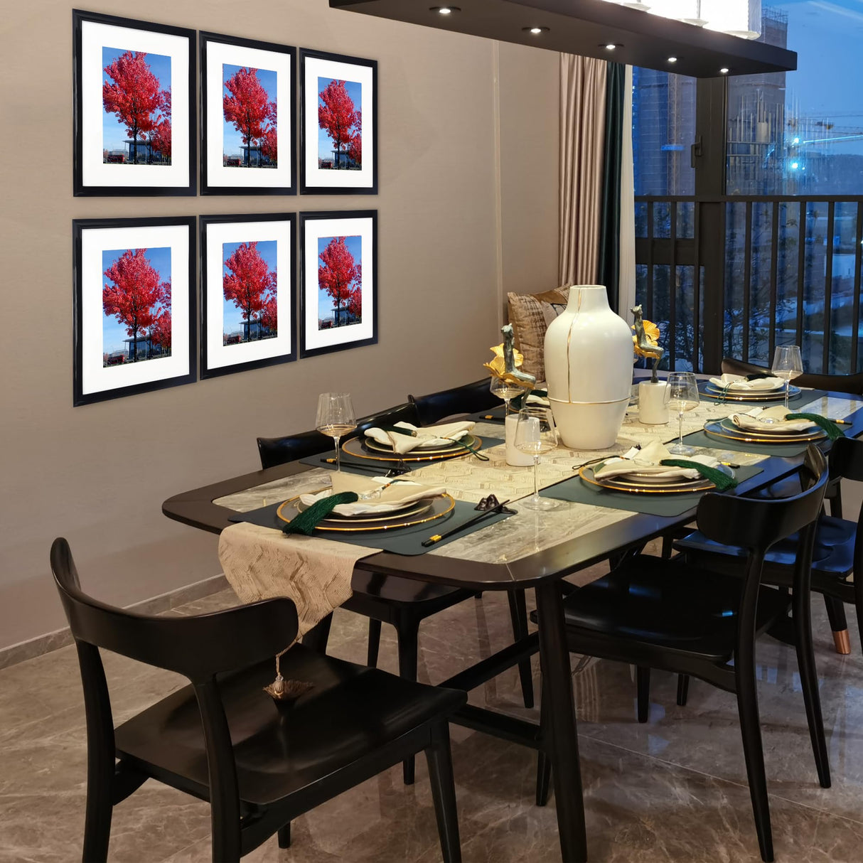 11x14 Wood Picture Frame Back, Display Pictures 8x10 with Mat or 11x14 Without Mat, Arc Ultra Edge Wooden Poster Picture Frames,11x14,Wood,Black,1 Pack Medog