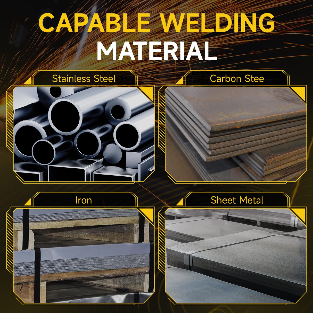 Sefaspe Stick Welder Machine, Mini Portable ARC MMA 110V 120A Welding Machine, IGBT Inverter Welder with Synergic Control, Hot Start, Arc force, Anti-Stick Sefaspe