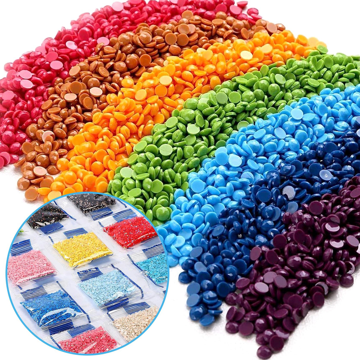 Reofrey DIY Diamond Art Kits for Adults Guitar, Landscape Full Drill Round Rhinestone Diamond Painting Kits, Cross Stitch Embroidery Canvas for Crafts Home Wall Decor 30x40cm Reofrey