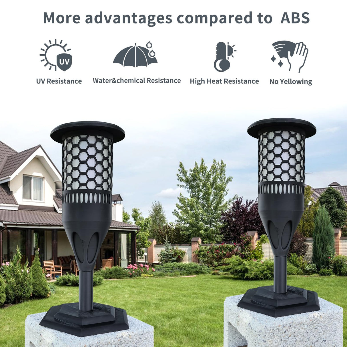 iSANGHU ASA Filament 1.75mm Bundle, UV&Heat Resistant&Weather Resistant 3D Printer Filament, Perfect for Outdoor Functional Parts, 2×1kg(4.4lbs), Black+White iSANGHU