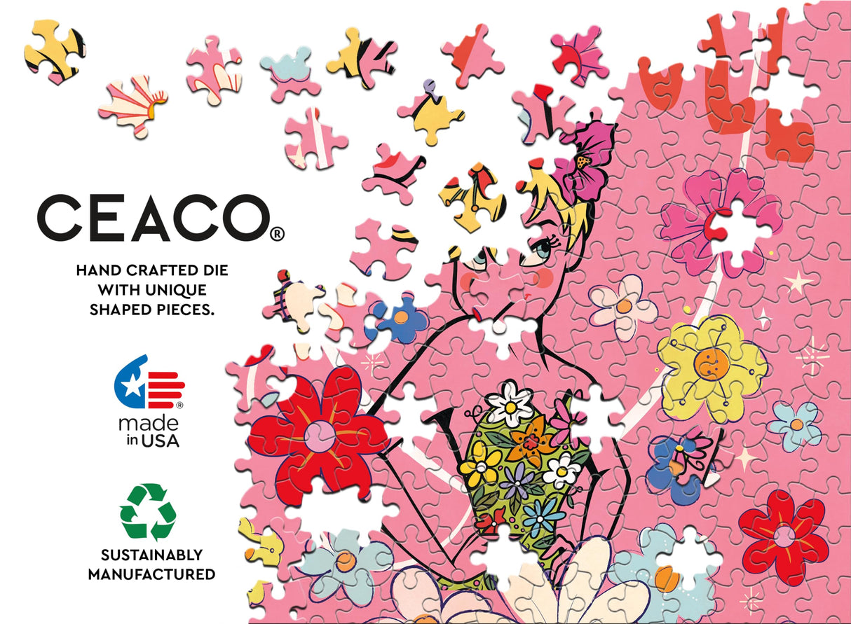 Ceaco - Disney - Tinker Bell - Pixies Rule - 500 Larger Sized Piece Jigsaw Puzzle Ceaco
