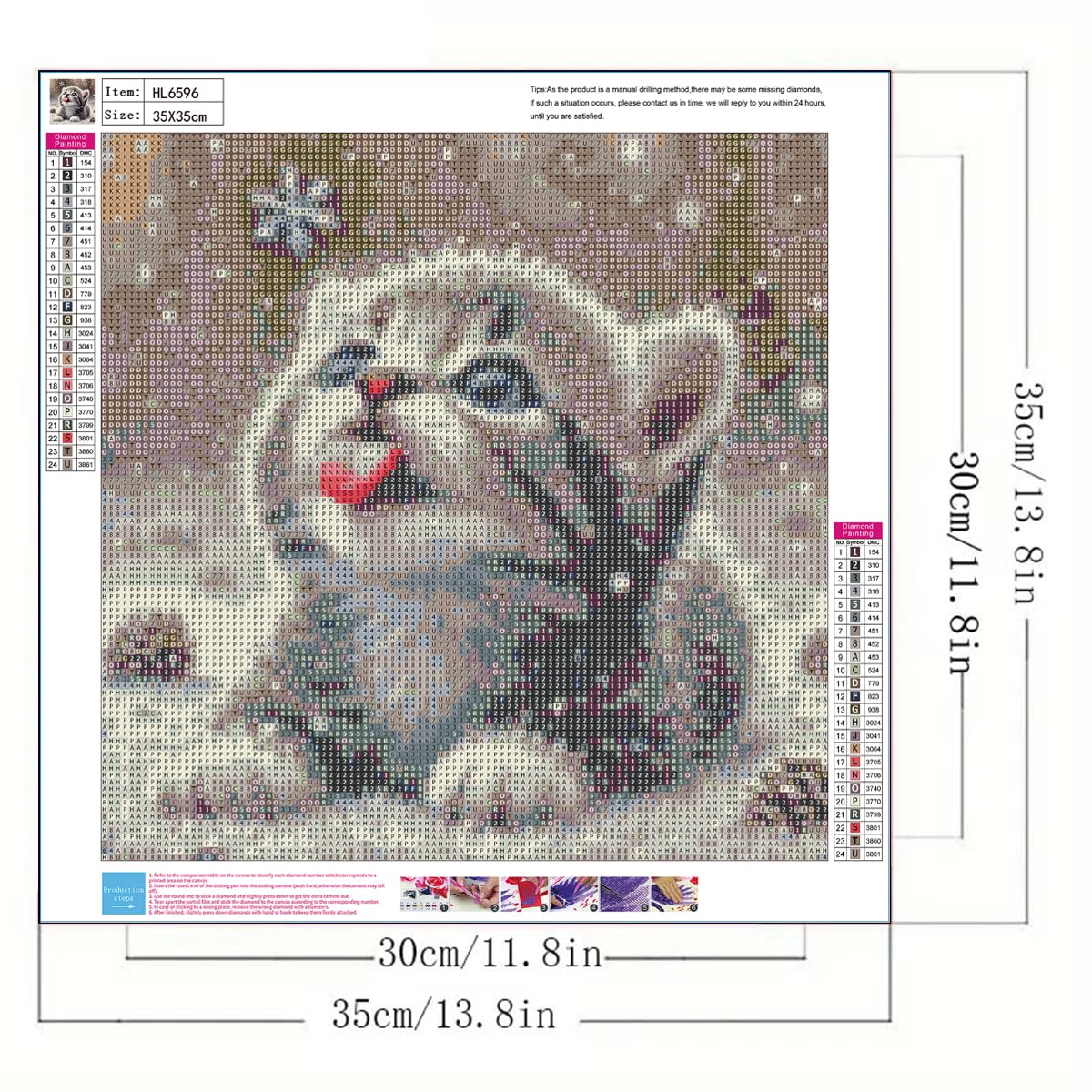 Animal Cat Diamond Art Kits for Adults,DIY Round Full Drill Diamond Painting Kits for Beginners Gem Art Winter Cat,5D Diamond Dots Painting with Diamond Arts and Crafts Wall Decor 13.8 x 13.8inch GEMFAMILY