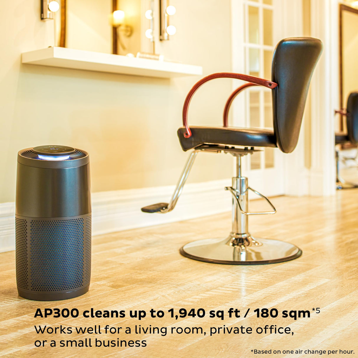 Instant HEPA Quiet Air Purifier From the Makers of Instant Pot with Plasma Ion Technology, Rooms up to 1,940ft2, removes 99% of Dust, Smoke, Odors, Pollen & Pet Hair, for Bedrooms, Offices, Charcoal Instant