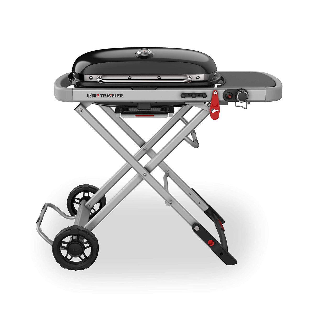 Weber Traveler Portable Gas Grill, Black Weber