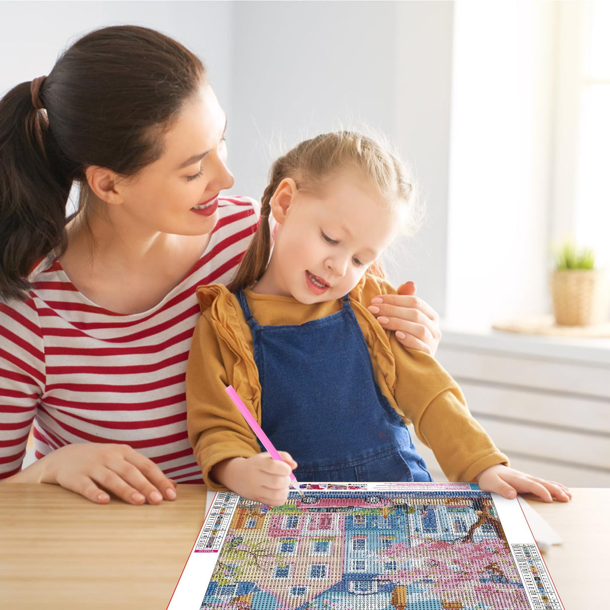 Miwixy Cherry Blossom Diamond Art Kits for Adults,Dog Spring Street Diamond Painting,Pink Car 5D Full Drill Diamond Dots Paintings,Round Diamond Art Canvas for Beginners Home Wall Decor12x12inch Miwixy