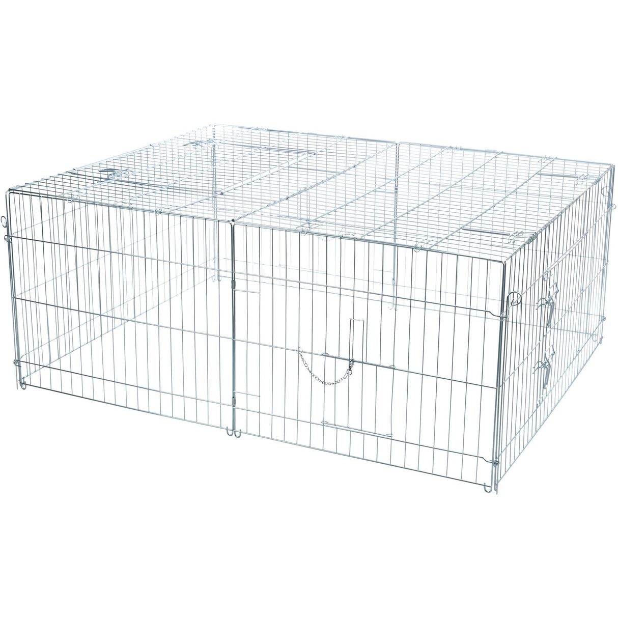 TRIXIE Rabbit Cage - 34 cu. ft., Outdoor Pen Extends Rabbit Hutch and Chicken Coops, Ideal for Small Animals, Bunny, Guinea Pigs, Chickens TRIXIE