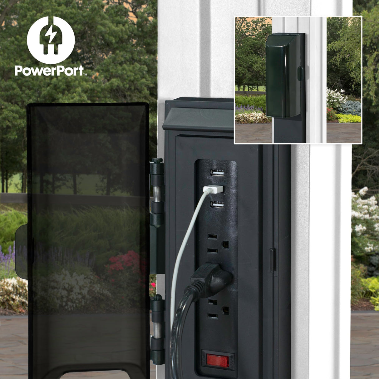 Backyard Discovery 16x12 ft Hawthorne White Galvanized Steel Pergola w/Soft Sail Shade, Spacious, Rust Resistant, UV Protection, Resist Winds Up to 100 MPH, Durable, Powerport USB & Electrical Outlet Backyard Discovery